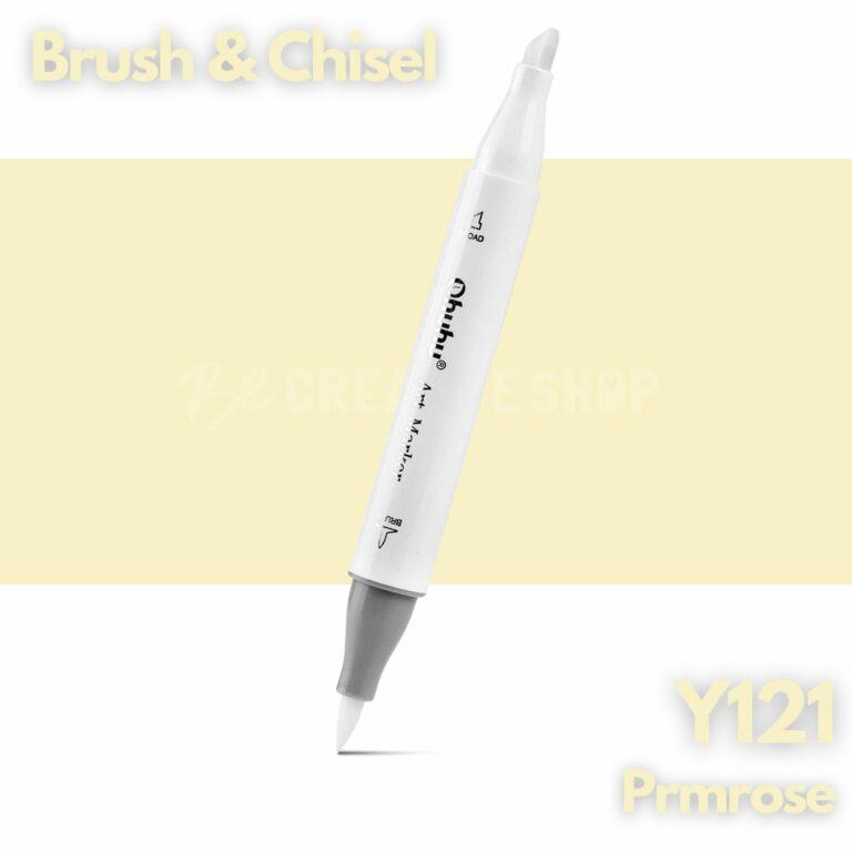 Ohuhu Alcohol based Art marker Brush & chisel - Y121 Prmrose