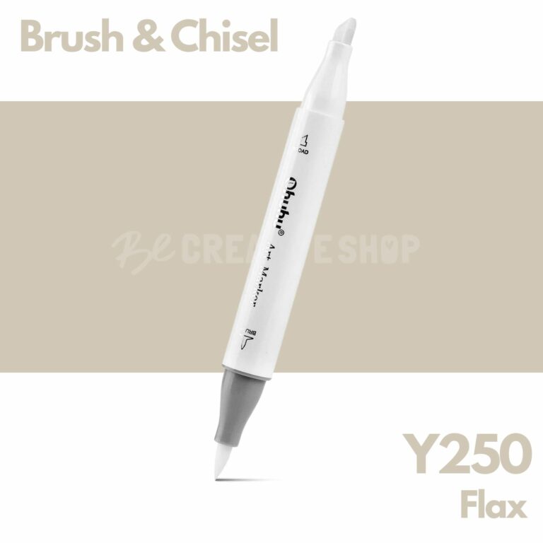 Ohuhu Alcohol based Art marker Brush & chisel - Y250 Flax
