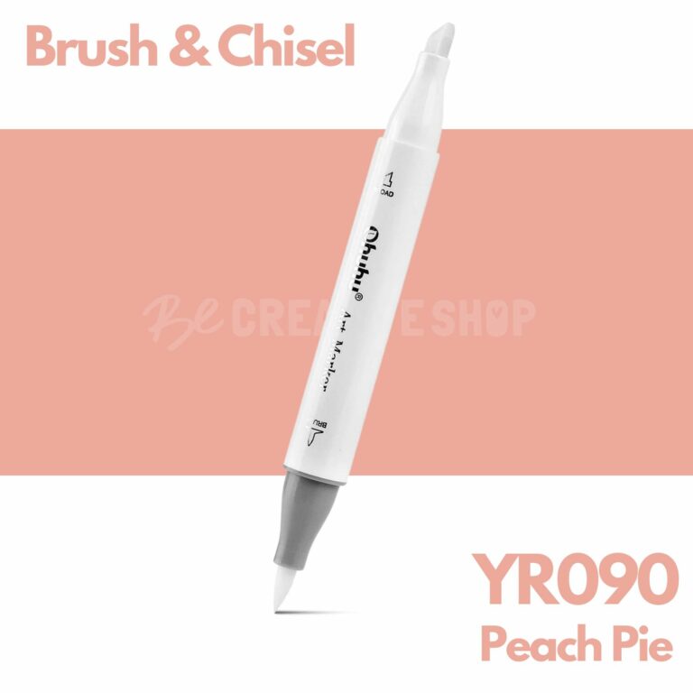 Ohuhu Alcohol based Art marker Brush & chisel - YR090 Peach Pie