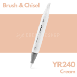 Ohuhu Alcohol based Art marker Brush & chisel - YR240 Cream