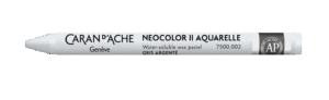 Caran d'Ache Neocolor II - wateroplosbare wax pastels - 002 Silver