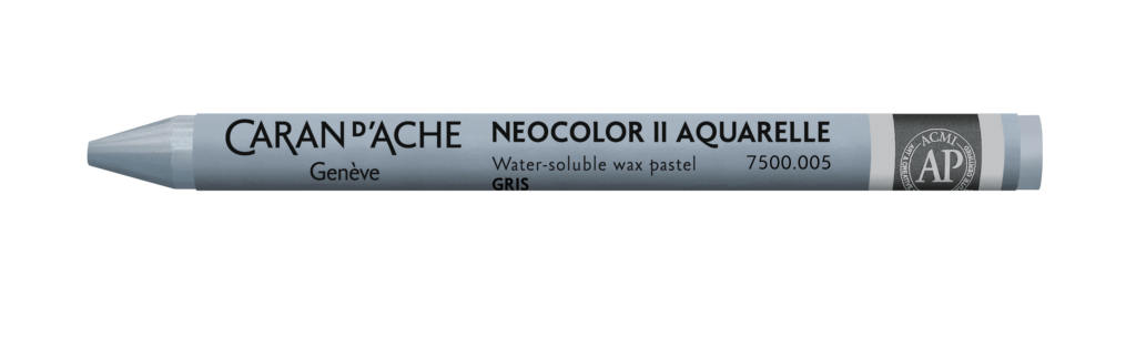 Caran d'Ache Neocolor II - wateroplosbare wax pastels - 005 Grey