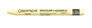 Caran d'Ache Neocolor II - wateroplosbare wax pastels - 011 Pale Yellow