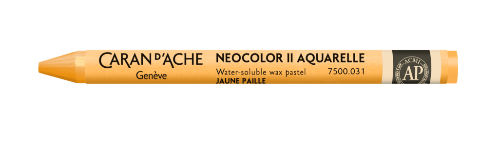 Caran d'Ache Neocolor II - wateroplosbare wax pastels - 031 Orange Yellow