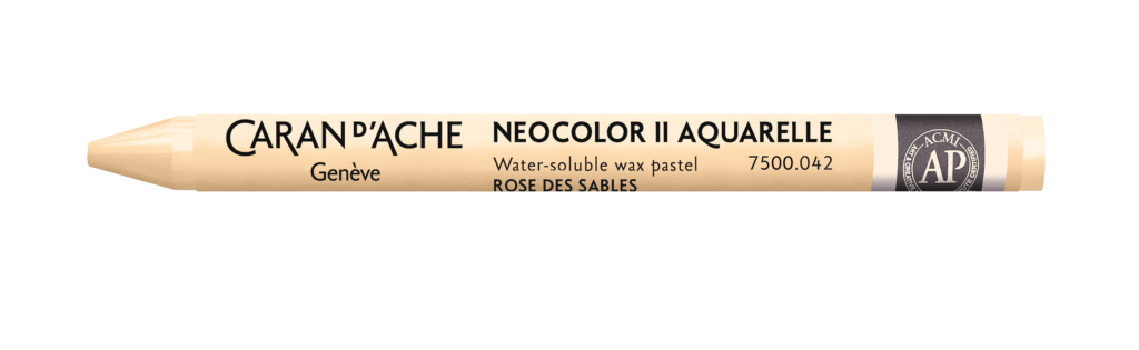Caran d'Ache Neocolor II - wateroplosbare wax pastels - 042 Desert Rose