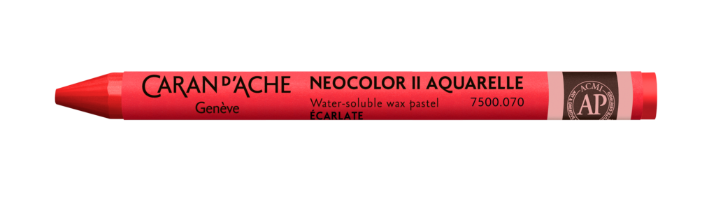 Caran d'Ache Neocolor II - wateroplosbare wax pastels - 070 Scarlet