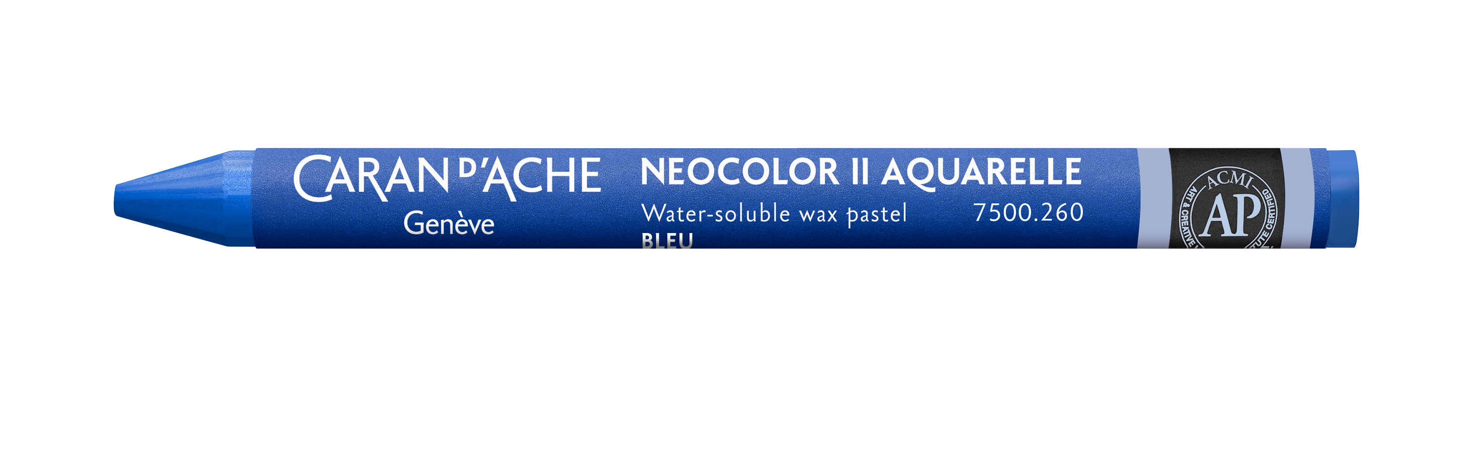 Caran d'Ache Neocolor II - wateroplosbare wax pastels - 260 Blue