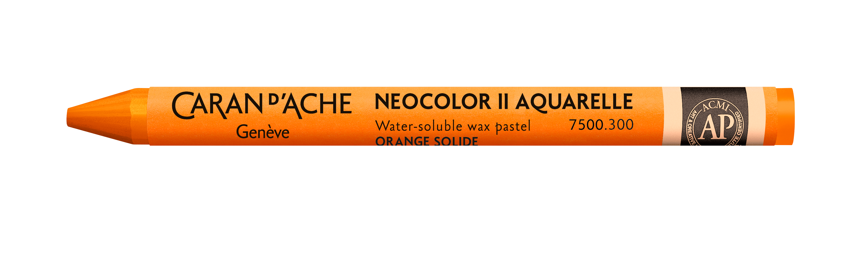 Caran d'Ache Neocolor II - wateroplosbare wax pastels - 300 Light Fast Orange