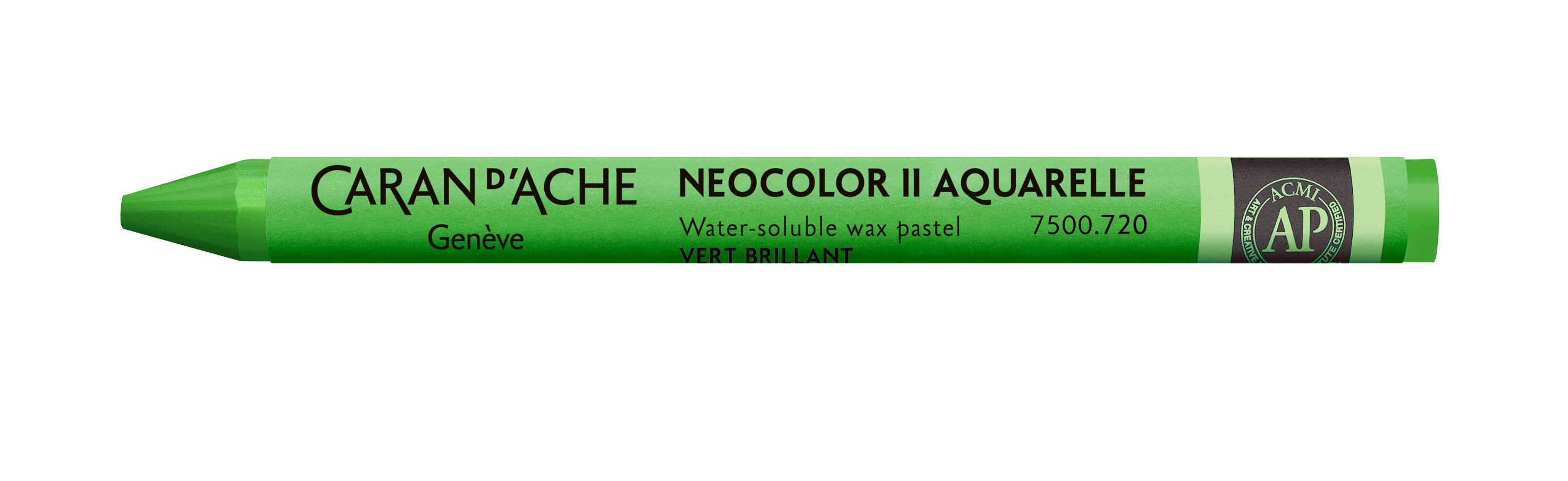 Caran d'Ache Neocolor II - wateroplosbare wax pastels - 720 Bright Green