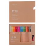 MIYA HIMI uitwisbare kleurpotloden - set van 24 + gum