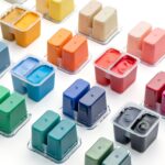 HIMI Gouache van 72 kleuren 12g - Twin split cups + 3 penselen + gouache pad + paletmes + mengpalet + mini opvouwbare beker + vilten tas - Afbeelding 15