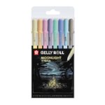 Sakura Gelly Roll Moonlight 10 Gelpen - set van 8 pastelkleuren