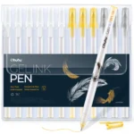 Ohuhu Gold Silver White Gelpennen - set van 12 - Afbeelding 4