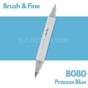 Ohuhu Alcohol based Art marker Brush & Fine - B080 Process Blue