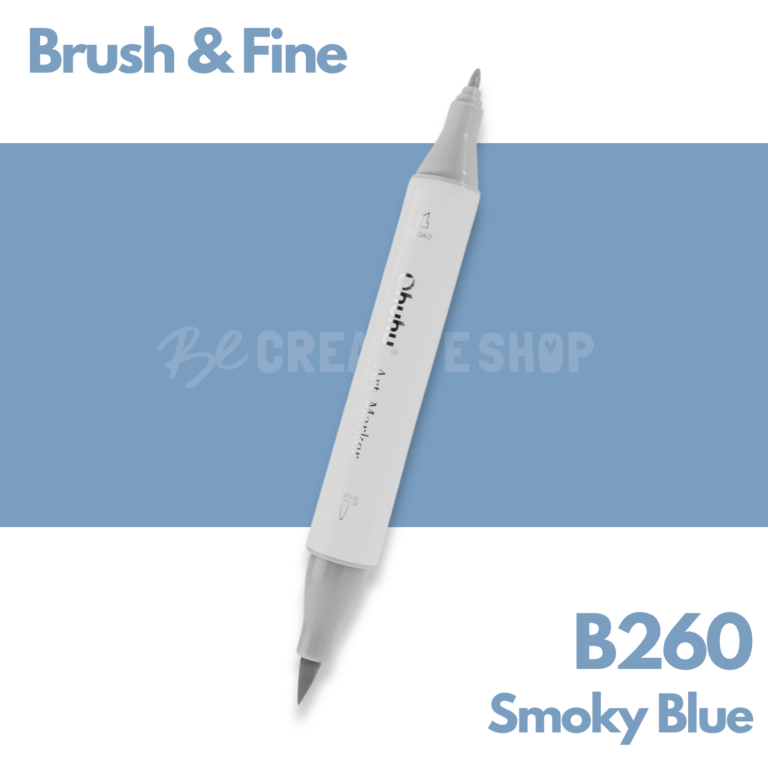Ohuhu Alcohol based Art marker Brush & Fine - B260 Smokey Blue