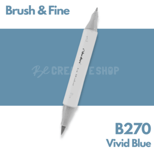 Ohuhu Alcohol based Art marker Brush & Fine - B270 Vivid Blue
