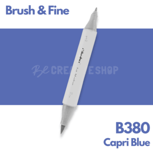 Ohuhu Alcohol based Art marker Brush & Fine - B380 Capri Blue