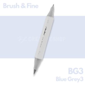 Ohuhu Alcohol based Art marker Brush & Fine - BG3 Blue Grey 3
