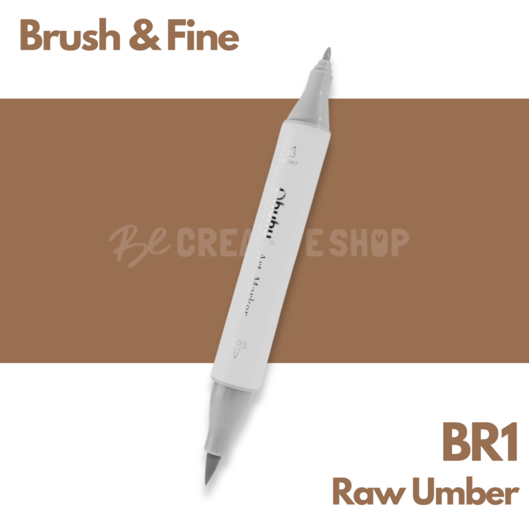 Ohuhu Alcohol based Art marker Brush & Fine - BR1 Raw Umber
