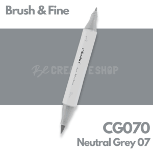 Ohuhu Alcohol based Art marker Brush & Fine - CG070 Neutral Grey 07