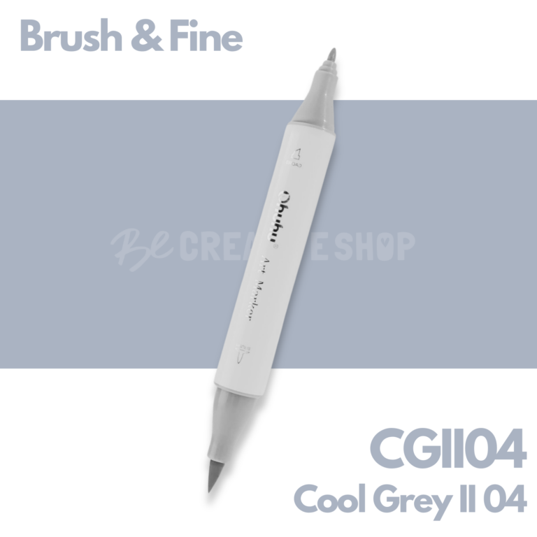 Ohuhu Alcohol based Art marker Brush & Fine - CGII04 Cool Grey II 4