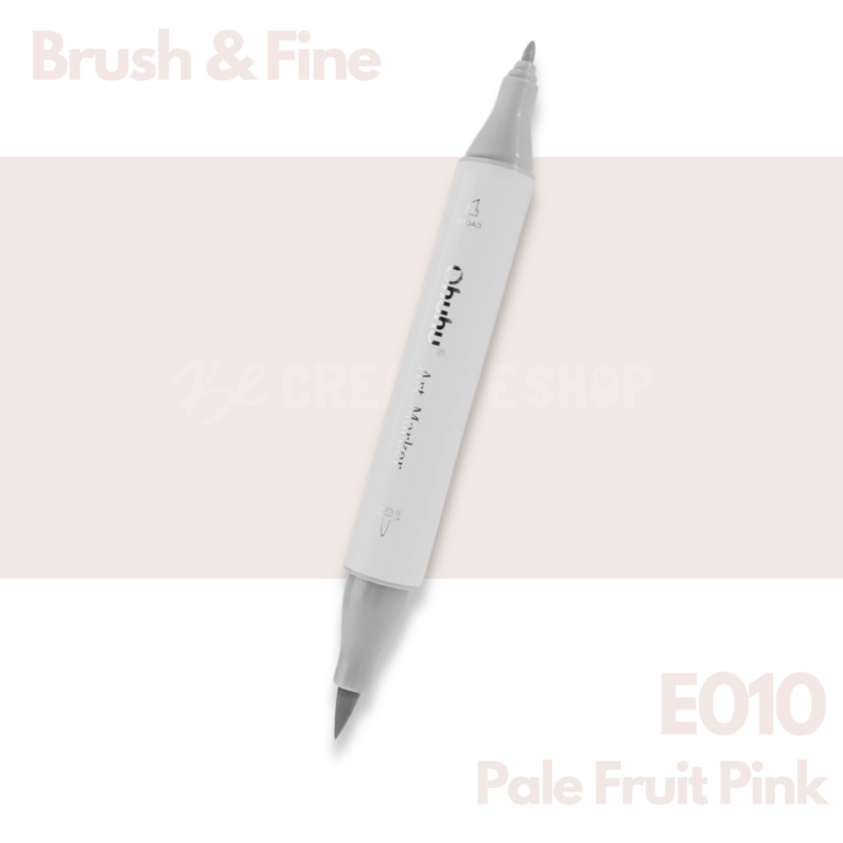 Ohuhu Alcohol based Art marker Brush & Fine - E010 Pale Fruit Pink