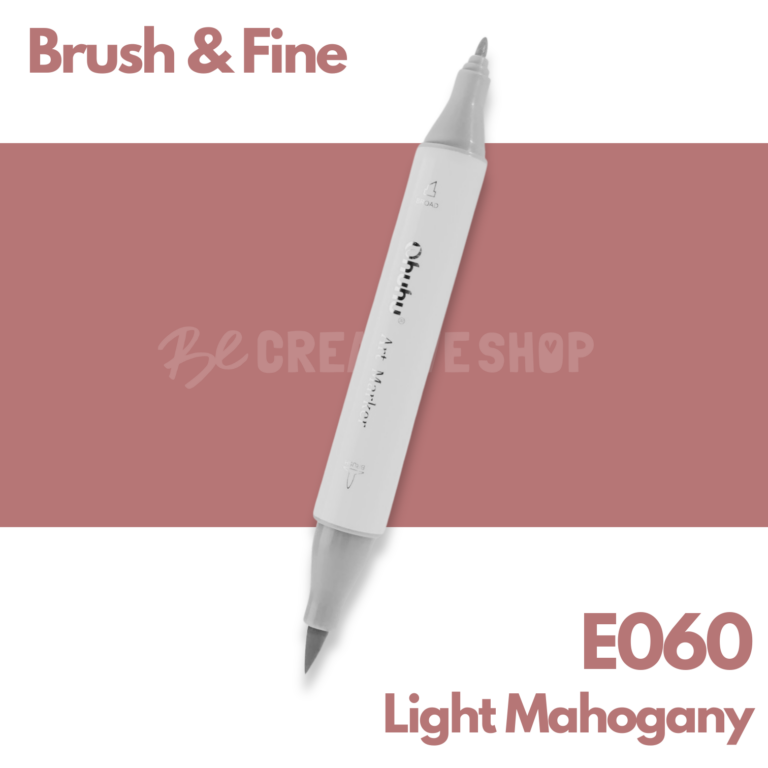 Ohuhu Alcohol based Art marker Brush & Fine - E060 Light Mahogany