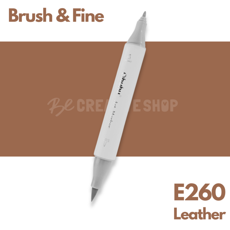 Ohuhu Alcohol based Art marker Brush & Fine - E260 Leather