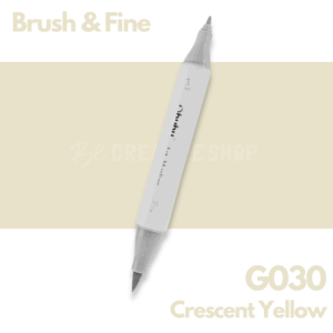 Ohuhu Alcohol based Art marker Brush & Fine - G030 Crescent Yellow