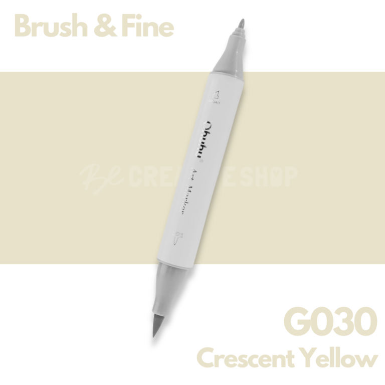 Ohuhu Alcohol based Art marker Brush & Fine - G030 Crescent Yellow