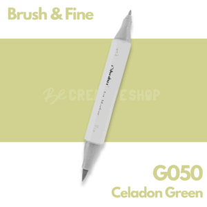Ohuhu Alcohol based Art marker Brush & Fine - G050 Celadon Green