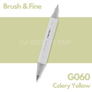 Ohuhu Alcohol based Art marker Brush & Fine - G060 Celery Yellow