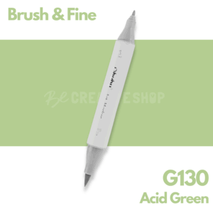 Ohuhu Alcohol based Art marker Brush & Fine - G130 Acid Green