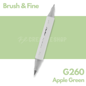 Ohuhu Alcohol based Art marker Brush & Fine - G260 Apple Green