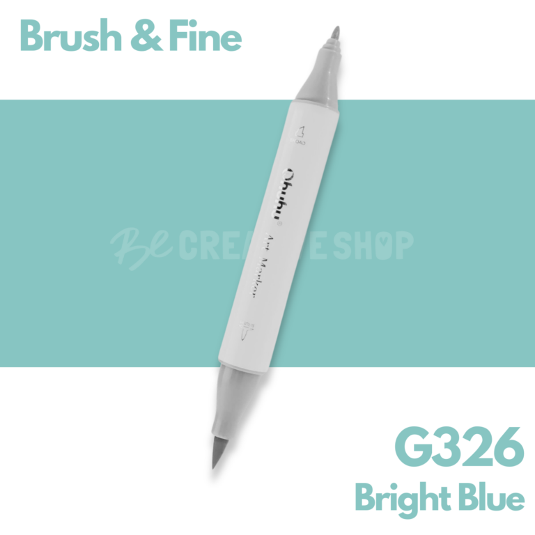 Ohuhu Alcohol based Art marker Brush & Fine - G326 Bright Blue