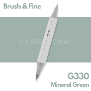 Ohuhu Alcohol based Art marker Brush & Fine - G330 Mineral Green