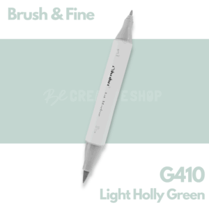 Ohuhu Alcohol based Art marker Brush & Fine - G410 Light Holly Green