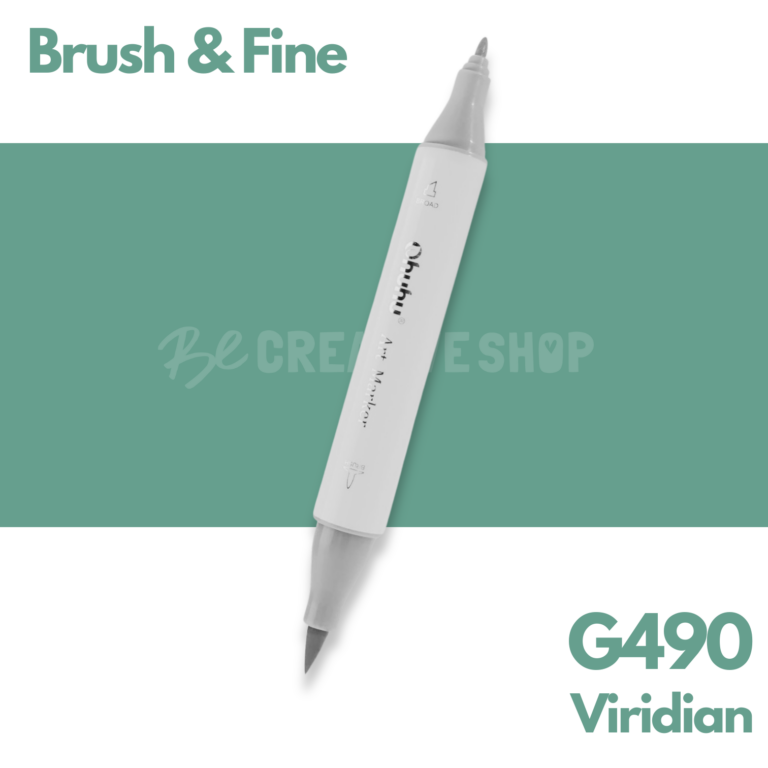 Ohuhu Alcohol based Art marker Brush & Fine - G490 Viridian