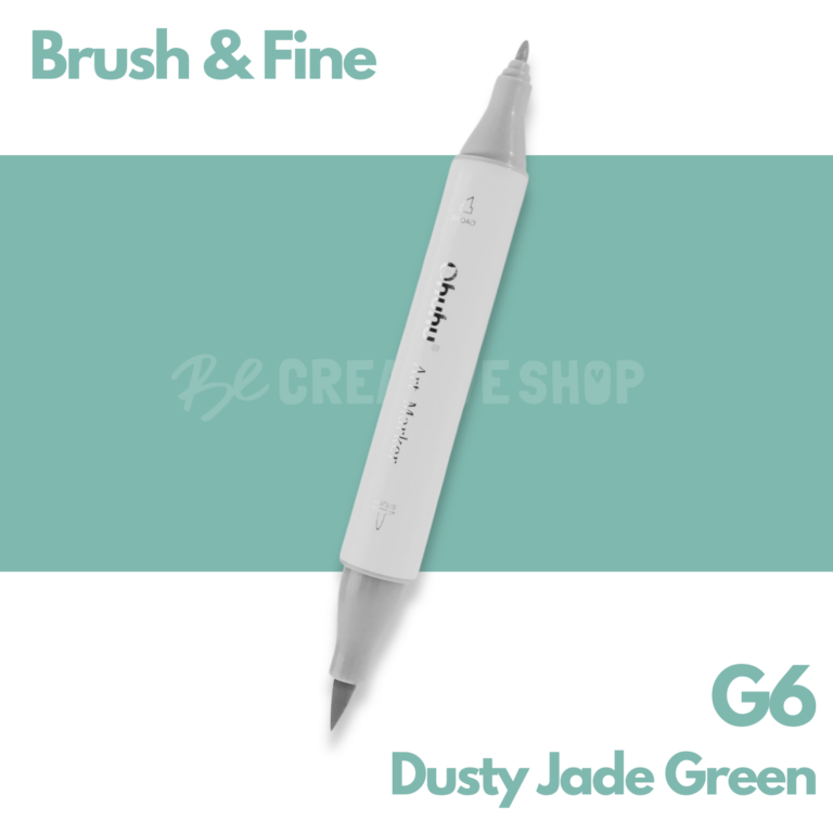 Ohuhu Alcohol based Art marker Brush & Fine - G6 Dusty Jade Green