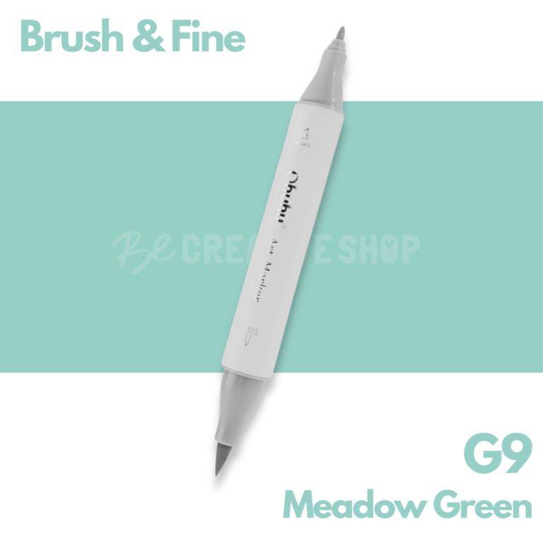 Ohuhu Alcohol based Art marker Brush & Fine - G9 Meadow Green