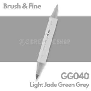 Ohuhu Alcohol based Art marker Brush & Fine - GG040 Light Jade Green Grey