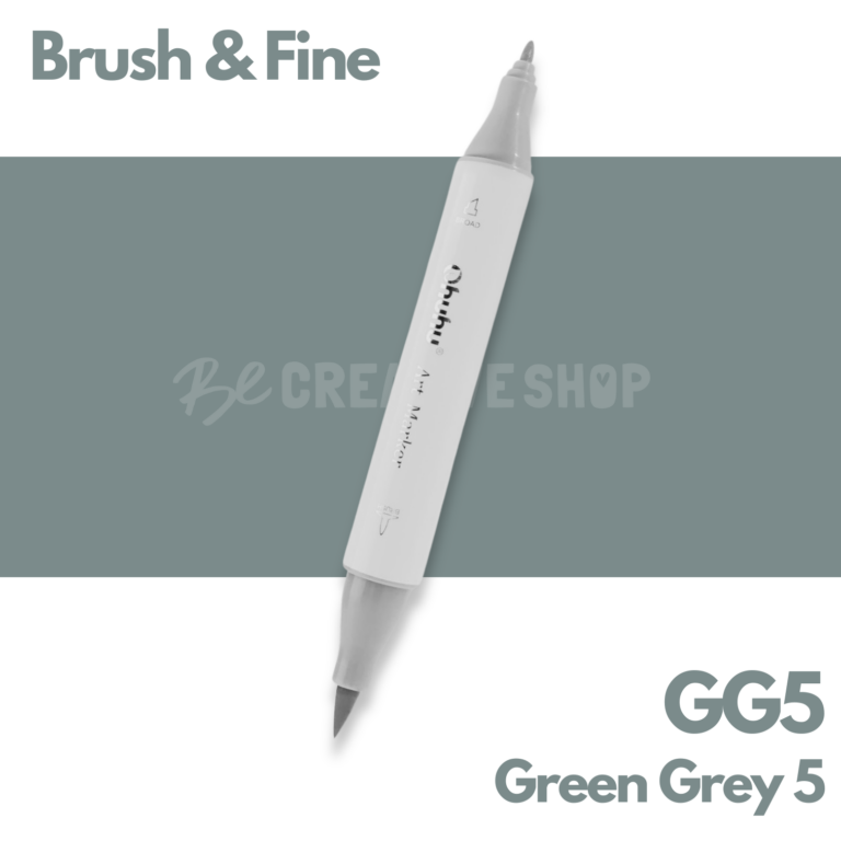 Ohuhu Alcohol based Art marker Brush & Fine - GG5 Green Grey 5