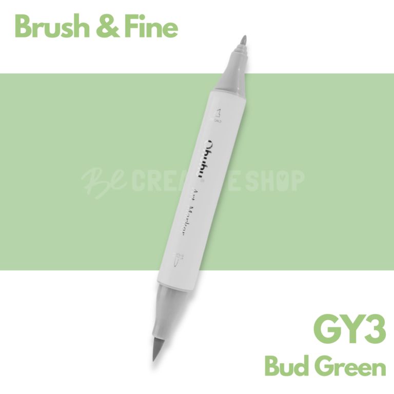 Ohuhu Alcohol based Art marker Brush & Fine - GY3 Bud Green