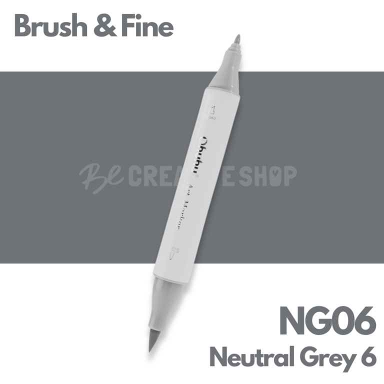Ohuhu Alcohol based Art marker Brush & Fine - NG06 Neutral Grey 6