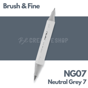 Ohuhu Alcohol based Art marker Brush & Fine - NG07 Neutral Grey 7