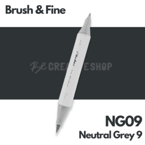 Ohuhu Alcohol based Art marker Brush & Fine - NG09 Neutral Grey 9