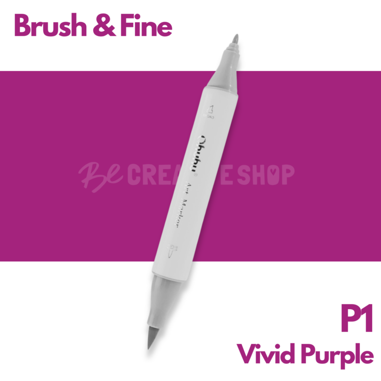 Ohuhu Alcohol based Art marker Brush & Fine - P1 Vivid Purple