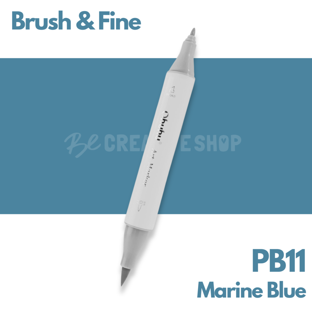 Ohuhu Alcohol based Art marker Brush & Fine - PB11 Marine Blue