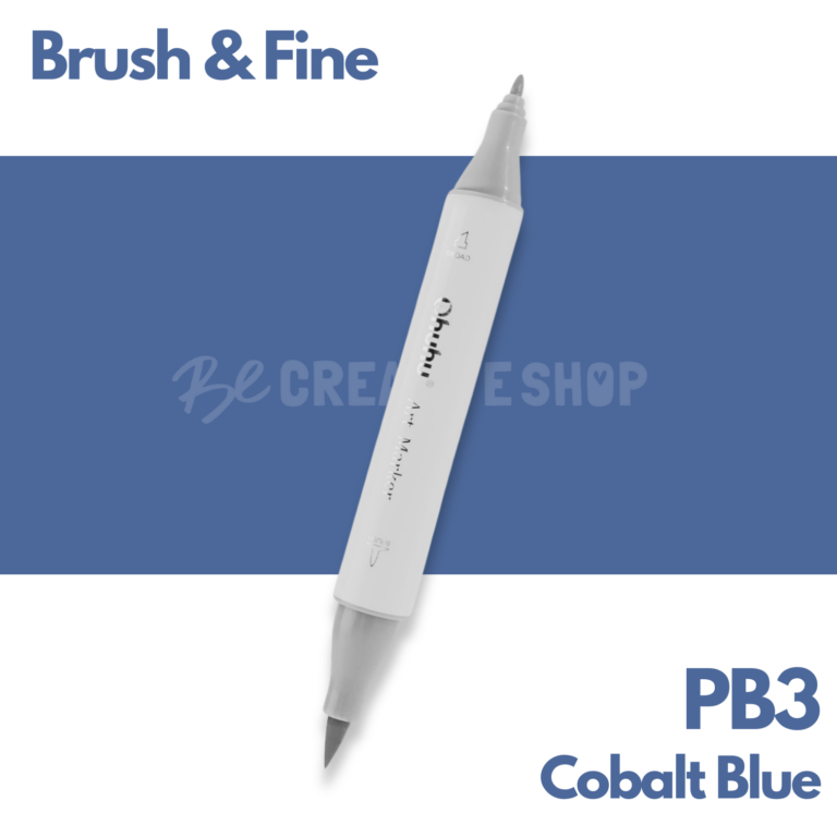 Ohuhu Alcohol based Art marker Brush & Fine - PB3 Cobalt Blue