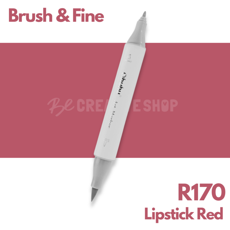 Ohuhu Alcohol based Art marker Brush & Fine - R170 Lipstick Red